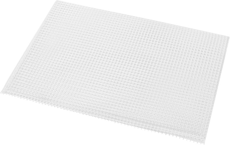 Donmon Blank Rug Hooking Mesh Canvas for Rug Making Tapestry Latch Hook Crafts(White,19.6x59inch) - Image 1